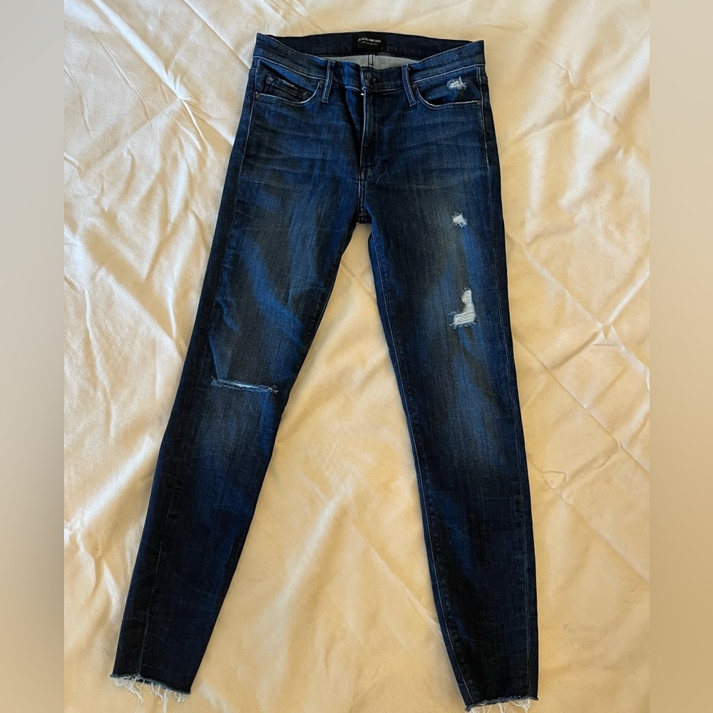 Black Orchid Jeans Noah Ankle Fray